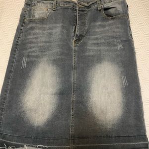 Blue Jean skirt